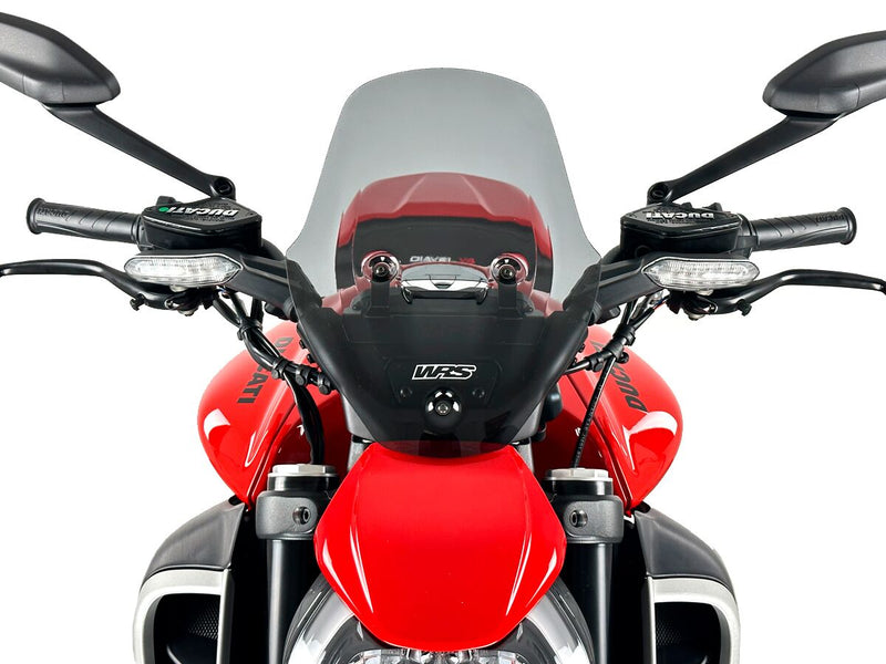 WRS Windscreen - Dark Smoke, Naked Bike - DU029FS