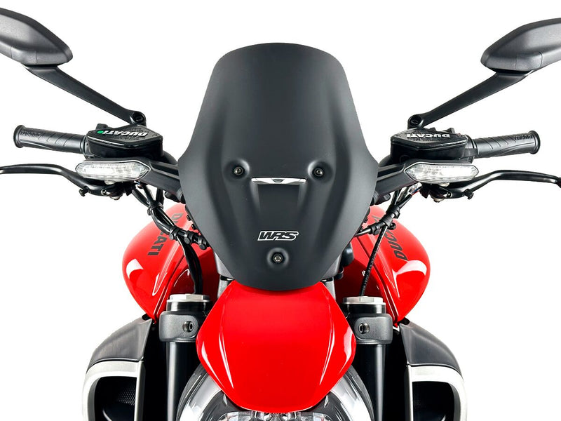 WRS Windscreen - Black, Matte, Naked Bike - DU029NO