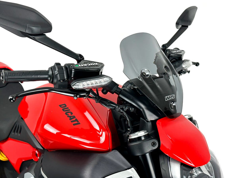WRS Windscreen - Dark Smoke, Naked Bike - DU030FS