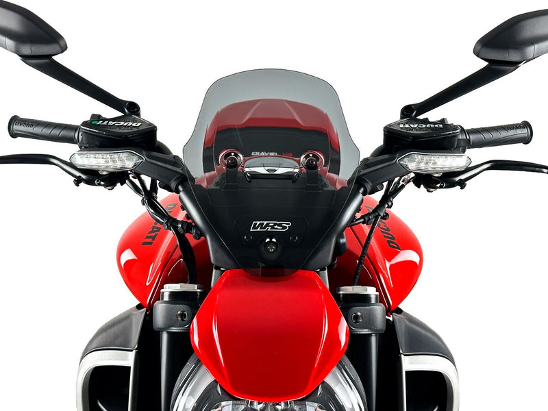 WRS Windscreen - Dark Smoke, Naked Bike - DU030FS