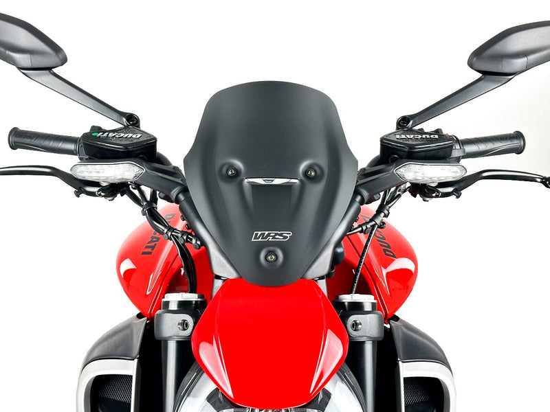 WRS Windscreen - Black, Matte, Naked Bike - DU030NO