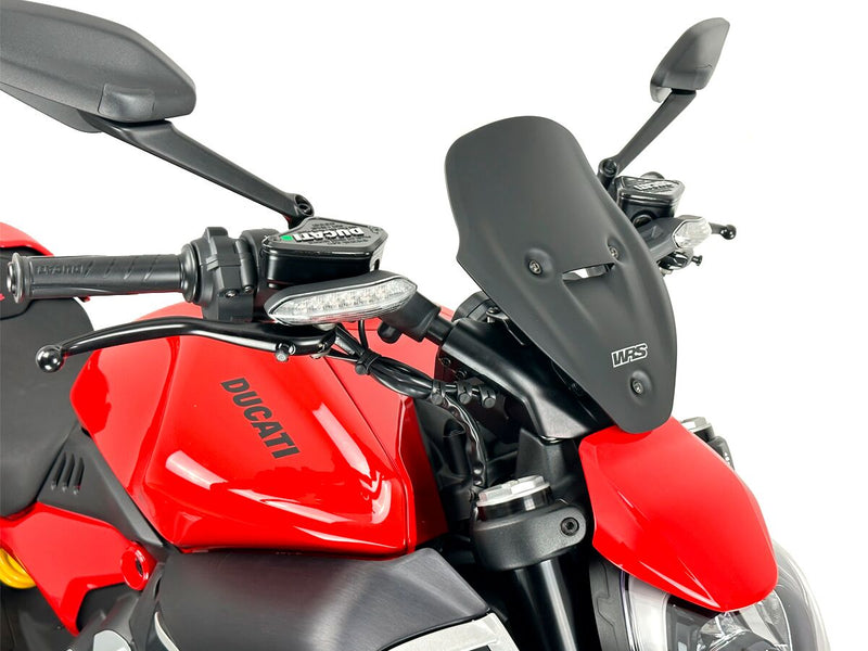 WRS Windscreen - Black, Matte, Naked Bike - DU030NO