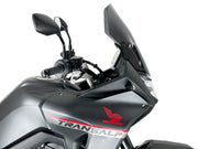 WRS Windscreen - Dark Smoke, Dual Purpose - HO062FS