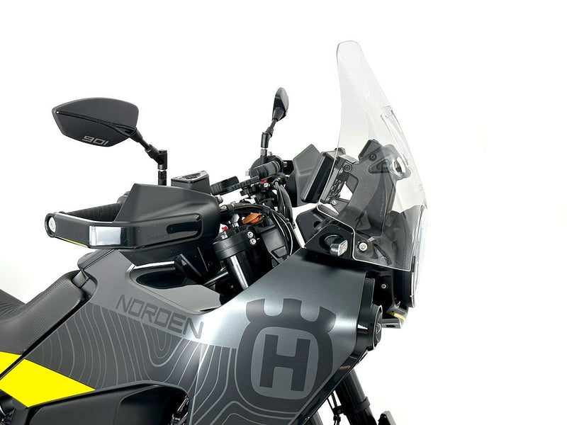 WRS Motorcycle Fairing Windscreen - Clear, Dual Purpose - HU002T