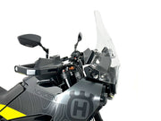 WRS Motorcycle Fairing Windscreen - Clear, Dual Purpose - HU001T