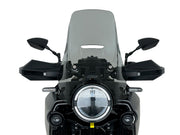 WRS Motorcycle Fairing Windscreen - Smoke, Dual Purpose - HU001F