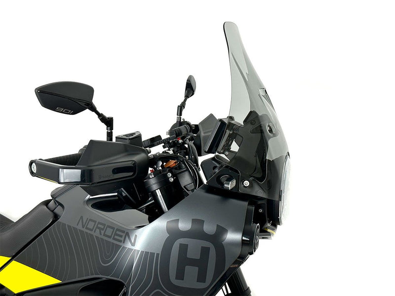 WRS Motorcycle Fairing Windscreen - Smoke, Dual Purpose - HU001F