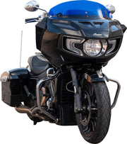 Klock Werks Kolor Flare® Windshield - Blue, Cruiser - KWW-04-0623