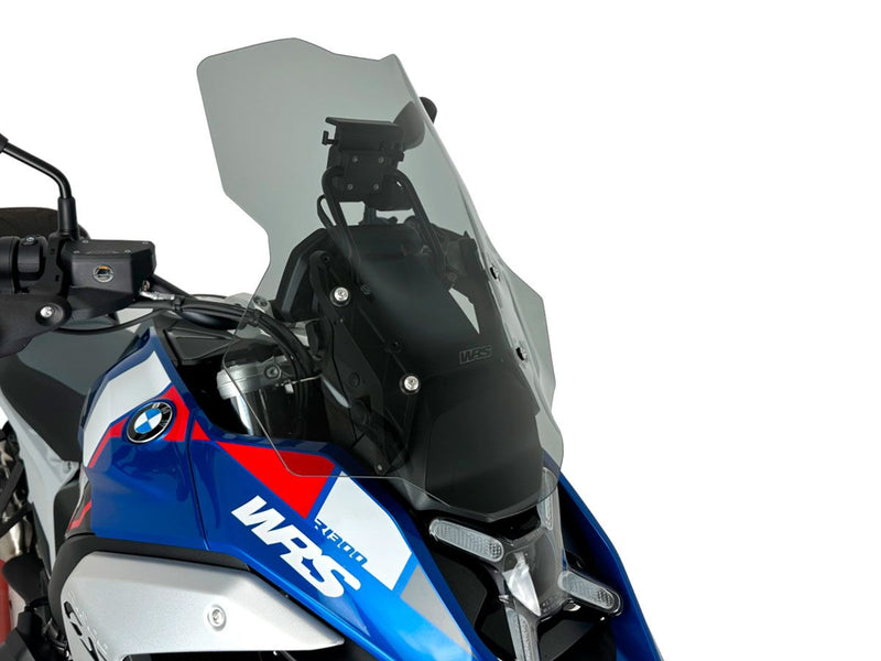 WRS Windshield - Smoke, Dual Purpose - BM084F