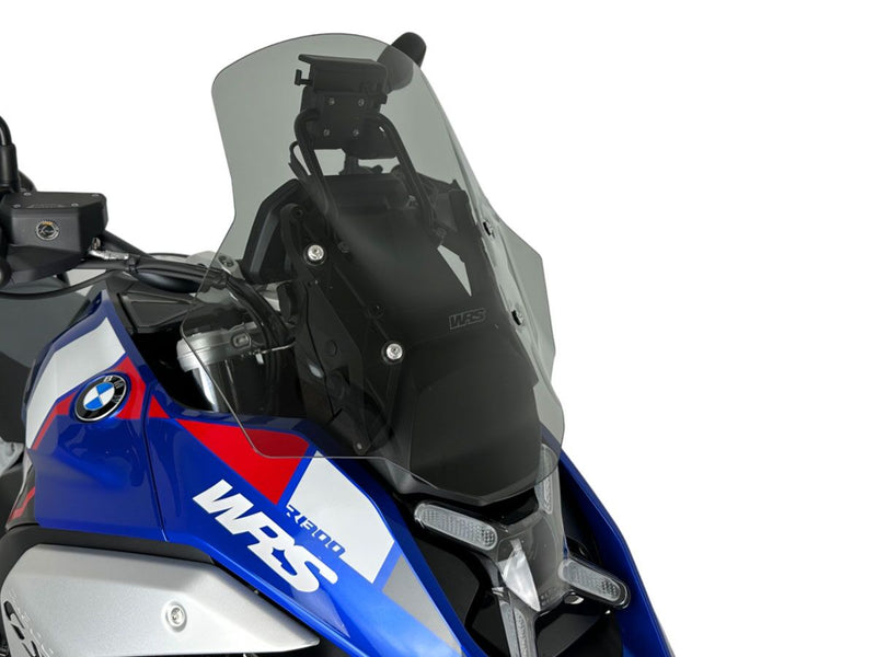 WRS Windshield - Smoke, Dual Purpose - BM086F