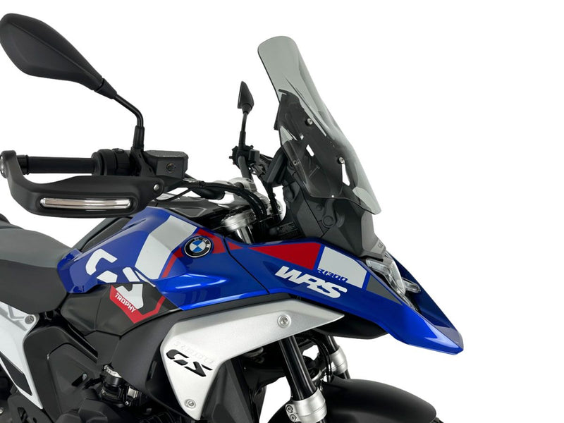 WRS Windshield - Smoke, Dual Purpose - BM086F