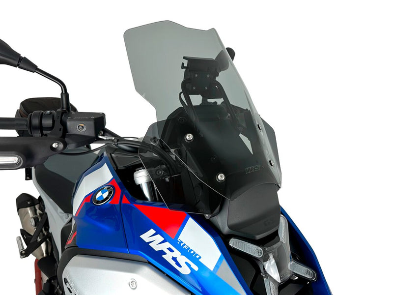 WRS Windshield - Smoke, Dual Purpose - BM090F