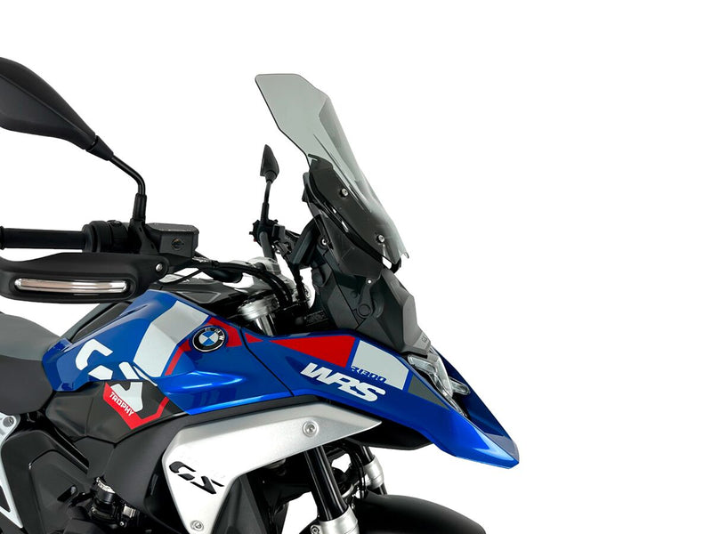 WRS Windshield - Smoke, Dual Purpose - BM091F