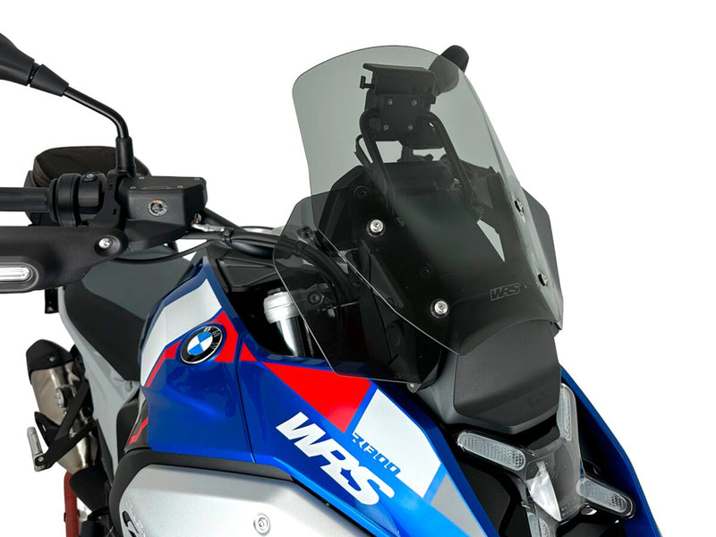 WRS Windshield - Smoke, Dual Purpose - BM092F