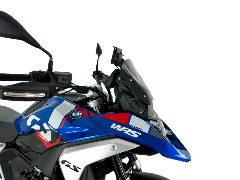 WRS Windscreen - Dark Smoke, Dual Purpose - BM094FS