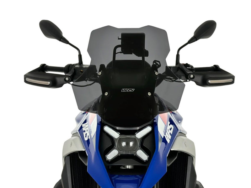 WRS Windshield - Dark Smoke, Dual Purpose - BM085FS
