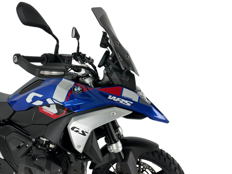 WRS Windshield - Dark Smoke, Dual Purpose - BM085FS