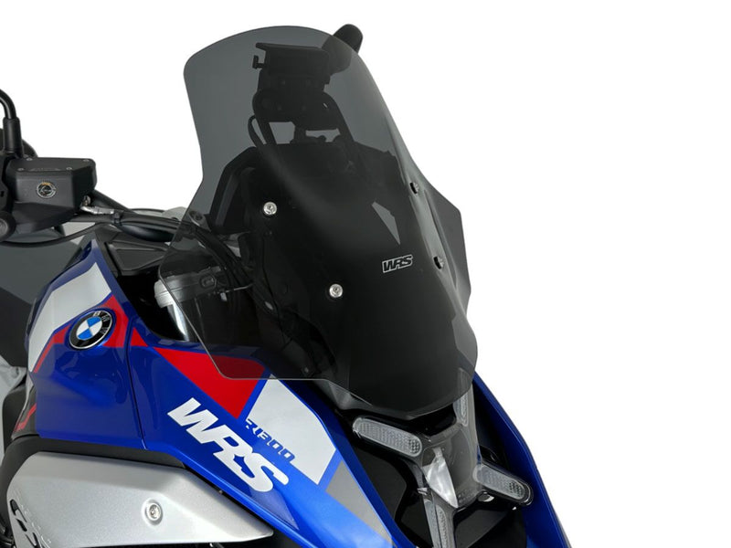 WRS Windshield - Dark Smoke, Dual Purpose - BM086FS