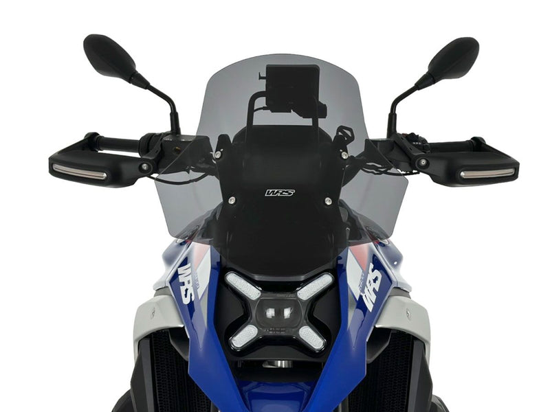 WRS Windshield - Dark Smoke, Dual Purpose - BM086FS
