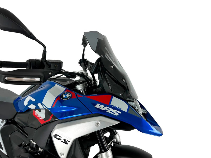 WRS Windshield - Dark Smoke, Dual Purpose - BM088FS