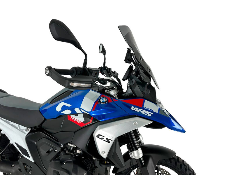 WRS Windshield - Dark Smoke, Dual Purpose - BM088FS