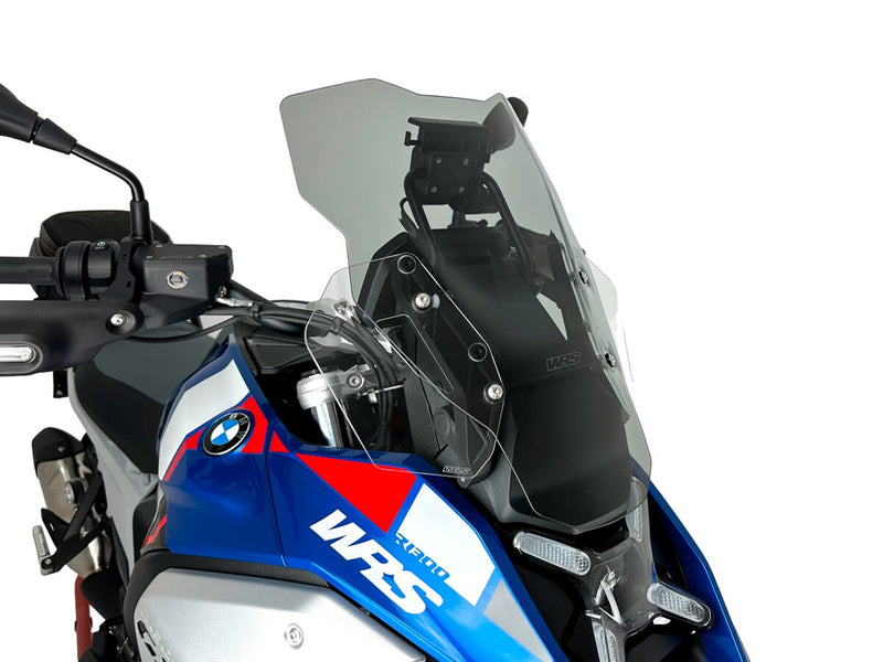 WRS Windshield - Smoke, Dual Purpose - BM088F