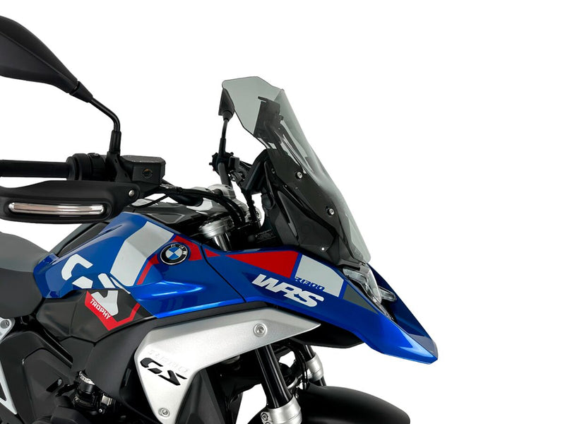 WRS Windshield - Smoke, Dual Purpose - BM088F