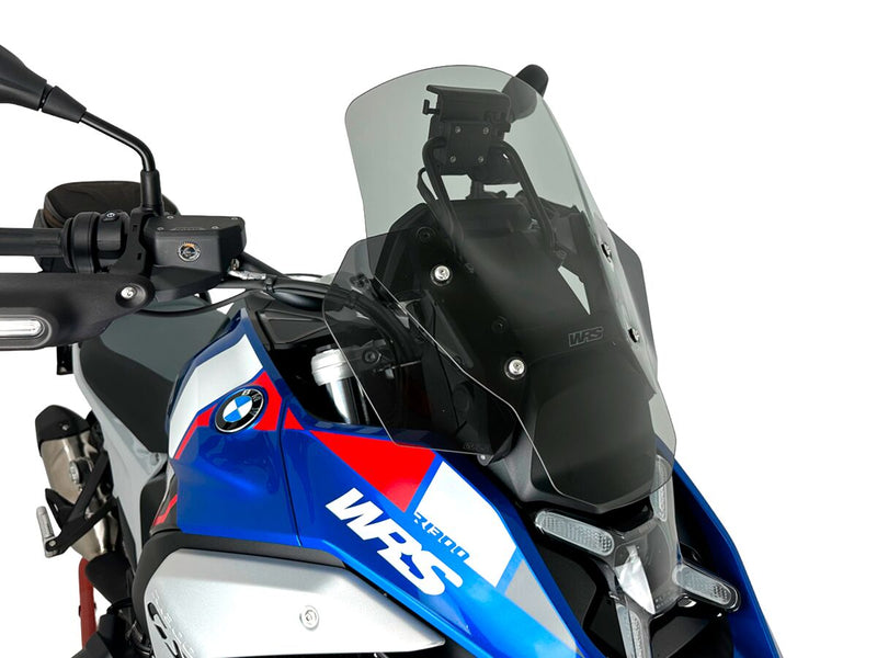 WRS Windshield - Smoke, Dual Purpose - BM089F