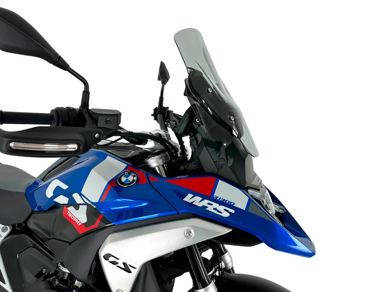 WRS Windshield - Smoke, Dual Purpose - BM089F