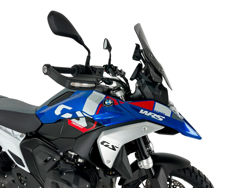 WRS Windshield - Dark Smoke, Dual Purpose - BM089FS