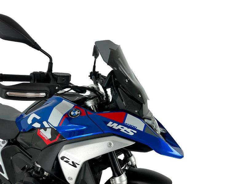 WRS Windshield - Dark Smoke, Dual Purpose - BM091FS