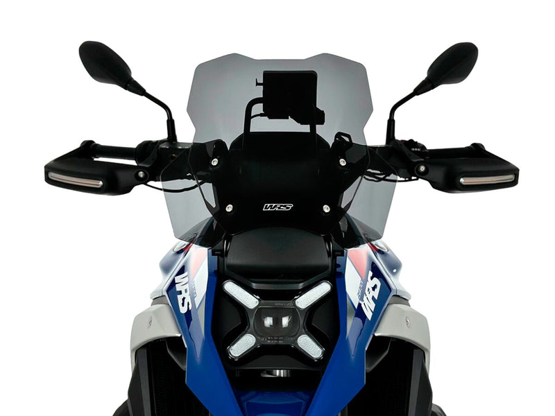 WRS Windshield - Dark Smoke, Dual Purpose - BM091FS