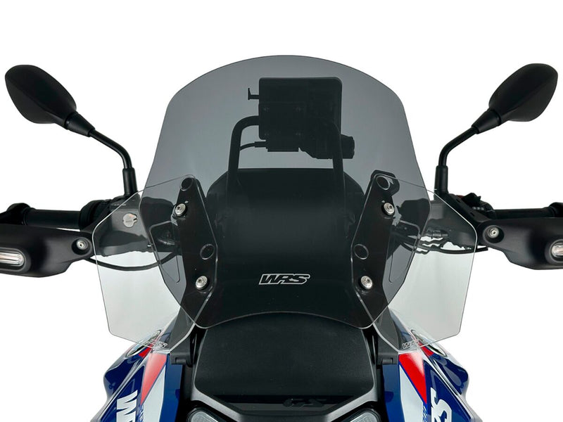 WRS Windshield - Dark Smoke, Dual Purpose - BM092FS