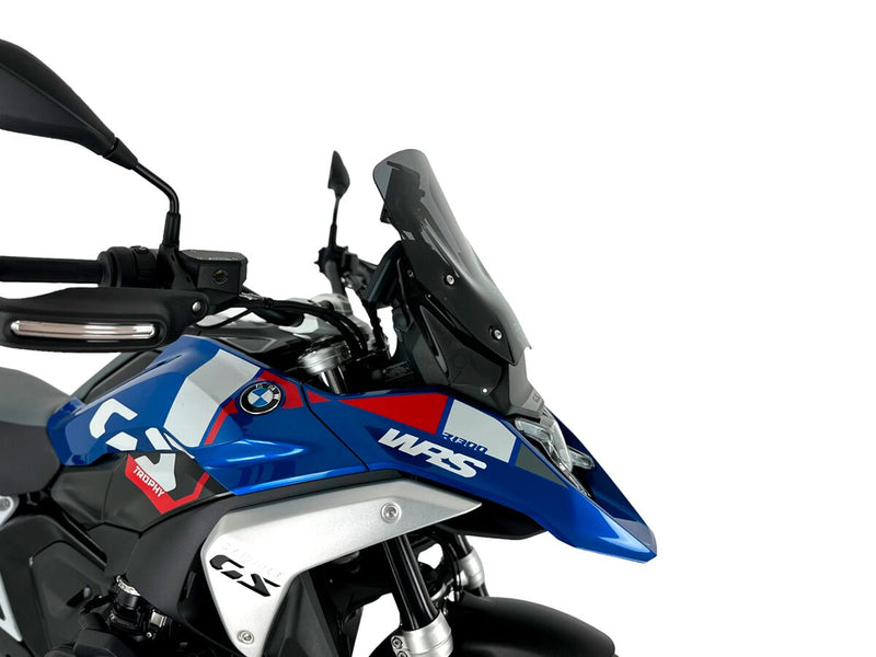 WRS Windshield - Dark Smoke, Dual Purpose - BM092FS