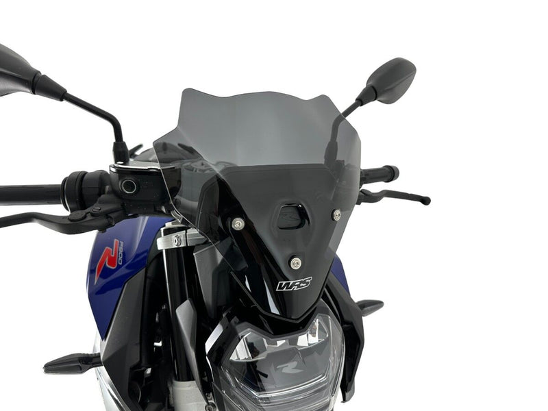 WRS Windscreen - Dark Smoke, Naked Bike - BM101FS