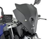 WRS Windscreen - Black, Matte, Naked Bike - BM101NO
