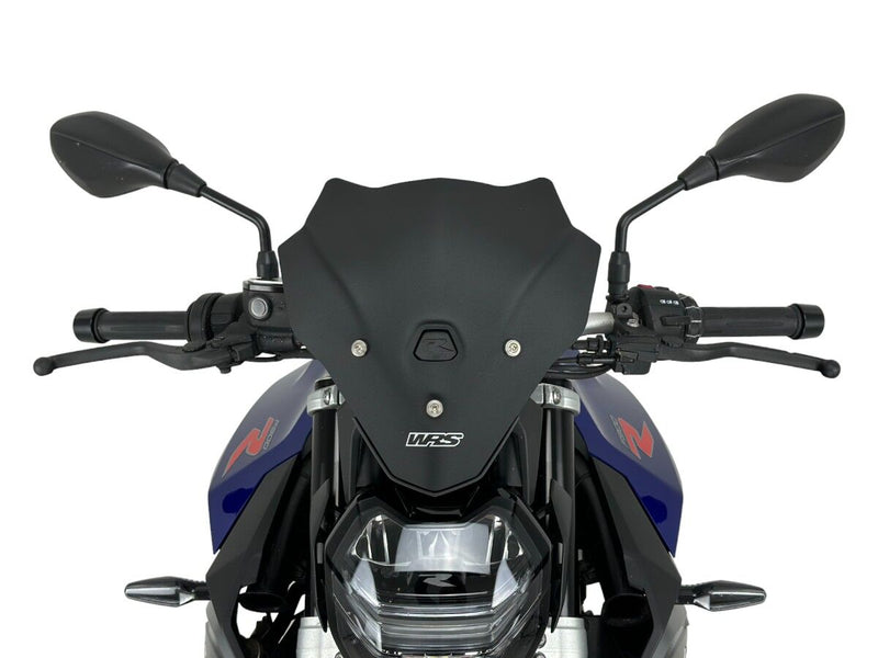 WRS Windscreen - Black, Matte, Naked Bike - BM101NO