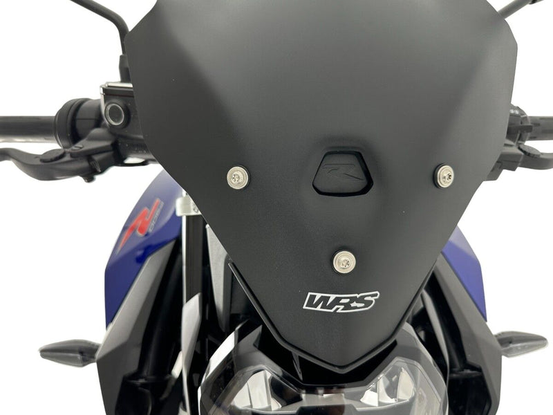 WRS Windscreen - Black, Matte, Naked Bike - BM101NO