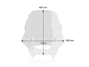 WRS Windscreen - Clear, Dual Purpose - HO077T