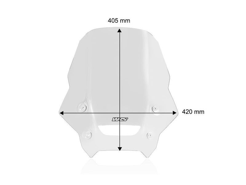 WRS Windscreen - Clear, Dual Purpose - HO077T