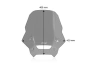 WRS Windscreen - Smoke, Dual Purpose - HO077F