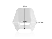 WRS Windscreen - Clear, Dual Purpose - HO078T