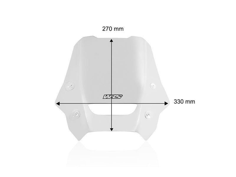 WRS Windscreen - Clear, Dual Purpose - HO078T
