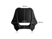 WRS Windscreen - Black, Matte, Dual Purpose - HO078NO