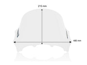 WRS Windscreen - Clear, Sport Bike - BM100T