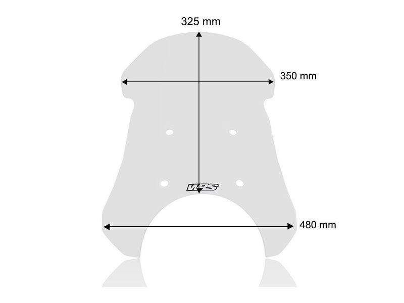 WRS Windscreen - Clear, Dual Purpose - RE002T