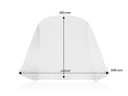 WRS Windscreen - Clear, Scooter - HO080T