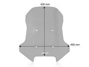 WRS Windscreen Caponord CF Moto - Smoke, Windshield
