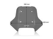 WRS Windscreen Sport CF Moto - Dark Smoke, Windshield