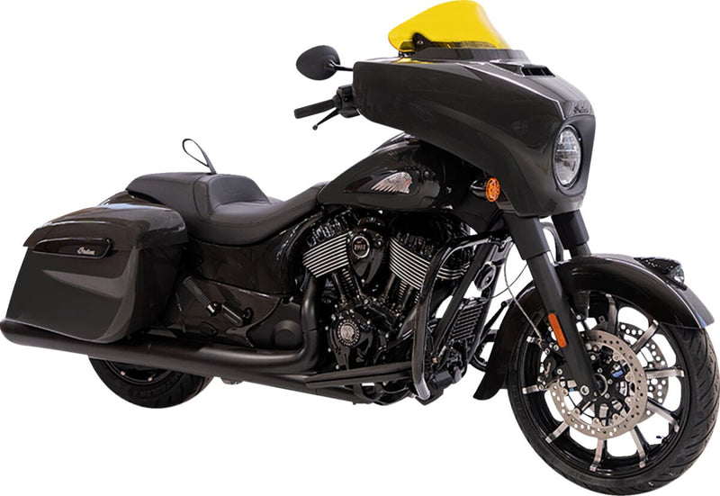 Klock Werks Kolor Flare® Windshield - Yellow, Cruiser - KWW-04-0638